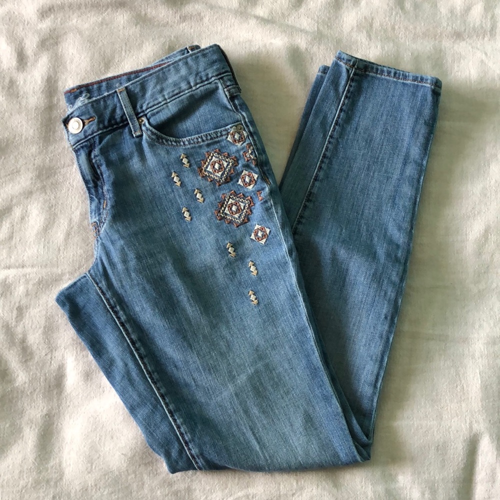 Eddie Bauer Embroidered Jeans